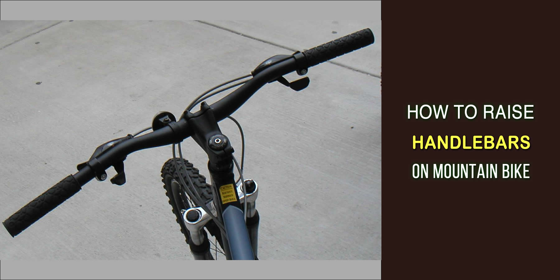how to raise bicycle handlebars