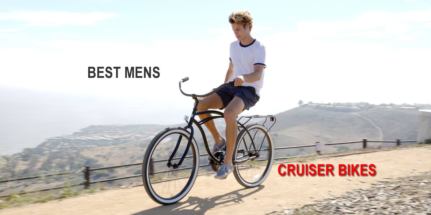 man adult cruiser bike