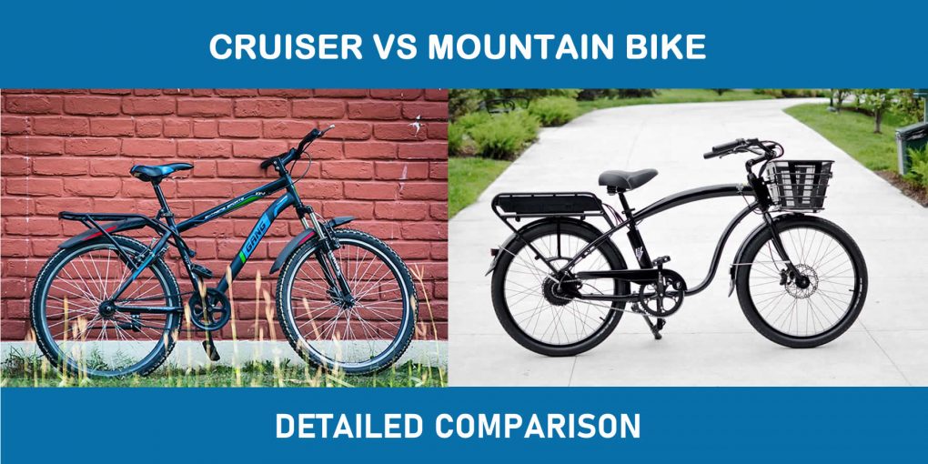 difference between mountain bike and cruiser